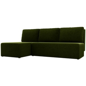 Изображение товара Угловой диван Поло левый (микровельвет зеленый) Лига Диванов 100433L