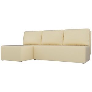 Изображение товара Угловой диван Поло левый (экокожа бежевая) Лига Диванов 100440L