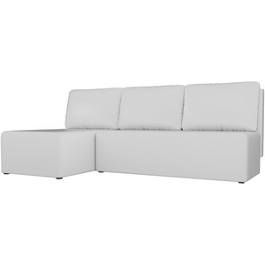 Изображение товара Угловой диван Поло левый (экокожа белая) Лига Диванов 100441L