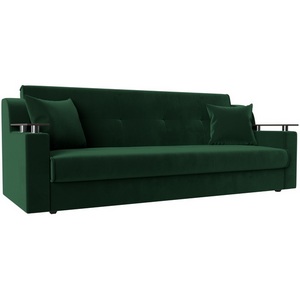 Изображение товара Прямой диван книжка Сенатор (велюр зеленый) Лига Диванов 100621