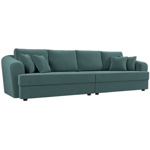 Изображение товара Прямой диван Милтон (велюр бирюзовый) Лига Диванов 100653