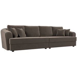 Изображение товара Прямой диван Милтон (велюр коричневый) Лига Диванов 100655