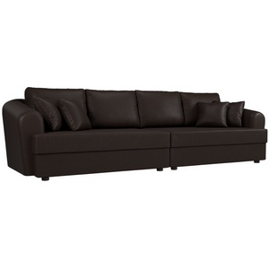 Изображение товара Прямой диван Милтон (экокожа коричневая) Лига Диванов 100670