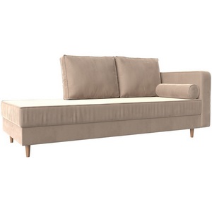 Изображение товара Кушетка Прайм правый (велюр бежевый) Лига Диванов 100873