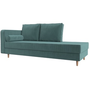 Изображение товара Кушетка Прайм левый (Велюр бирюзовый) Лига Диванов 100874L