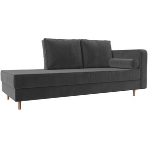 Изображение товара Кушетка Прайм правый (велюр серый) Лига Диванов 100877