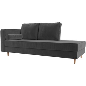 Изображение товара Кушетка Прайм левый (велюр серый) Лига Диванов 100877L