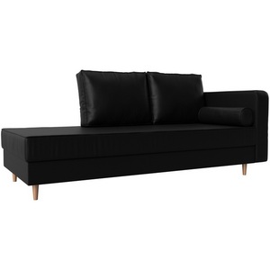 Изображение товара Кушетка Прайм правый (экокожа черная) Лига Диванов 100894