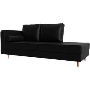 Изображение товара Кушетка Прайм левый (экокожа черная) Лига Диванов 100894L