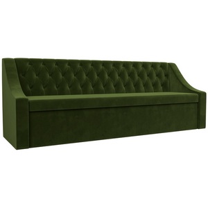 Изображение товара Кухонный прямой диван Мерлин (микровельвет зеленый) Лига Диванов 101134