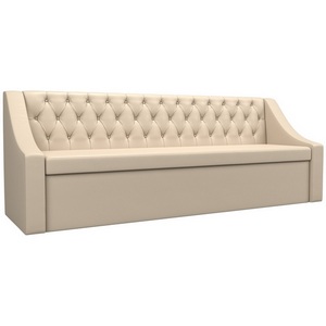 Изображение товара Кухонный прямой диван Мерлин (экокожа бежевая) Лига Диванов 101141
