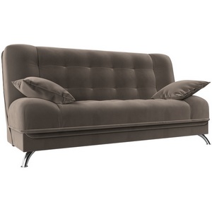 Изображение товара Диван Книжка Анна (велюр коричневый) Лига Диванов 102744