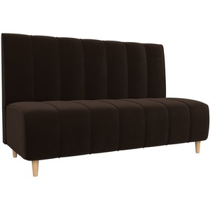 Изображение товара Прямой диван Ральф (микровельвет коричневый) Лига Диванов 104142