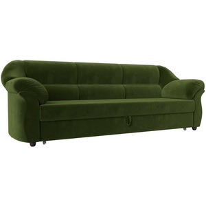 Изображение товара Диван прямой Карнелла (микровельвет зеленый) Лига Диванов 105878