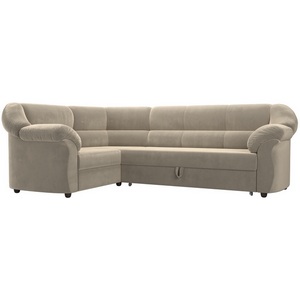 Изображение товара Диван угловой Карнелла левый (микровельвет бежевый) Лига Диванов 105889L