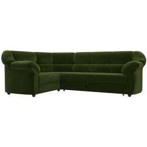 Изображение товара Диван угловой Карнелла левый (микровельвет зеленый) Лига Диванов 105891L