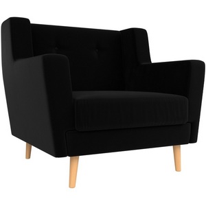 Изображение товара Кресло Брайтон (микровельвет черный) Лига Диванов 108879