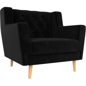 Изображение товара Кресло Брайтон Люкс (велюр черный) Лига Диванов 108896
