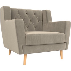 Изображение товара Кресло Брайтон Люкс (микровельвет бежевый) Лига Диванов 108897