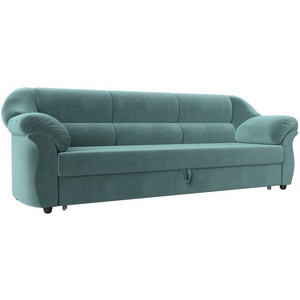 Изображение товара Диван прямой Карнелла (велюр бирюзовый) Лига Диванов 109522