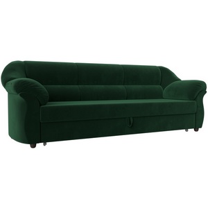 Изображение товара Диван прямой Карнелла (велюр зеленый) Лига Диванов 109523