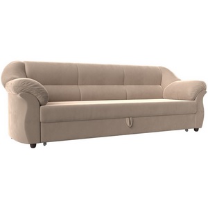 Изображение товара Диван прямой Карнелла (велюр бежевый) Лига Диванов 109524