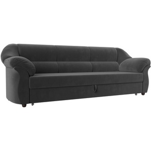 Изображение товара Диван прямой Карнелла (велюр серый) Лига Диванов 109525