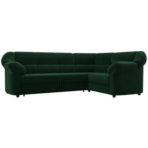 Изображение товара Диван угловой Карнелла правый (велюр зеленый) Лига Диванов 109580