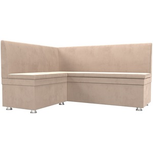 Изображение товара Кухонный угловой диван Уют левый (велюр бежевый) Лига Диванов 109626L