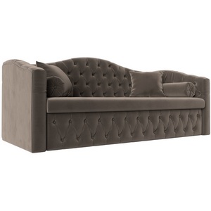 Изображение товара Прямой диван Мечта (велюр коричневый) Лига Диванов 112853