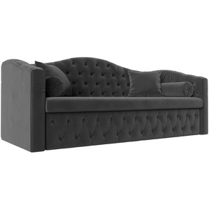 Изображение товара Прямой диван Мечта (велюр серый) Лига Диванов 112854