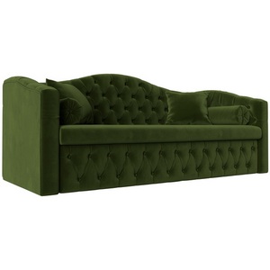 Изображение товара Прямой диван Мечта (микровельвет зеленый) Лига Диванов 112860