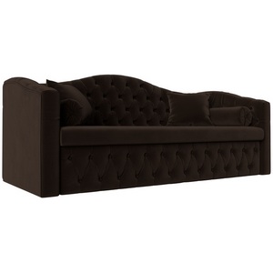 Изображение товара Прямой диван Мечта (микровельвет коричневый) Лига Диванов 112862