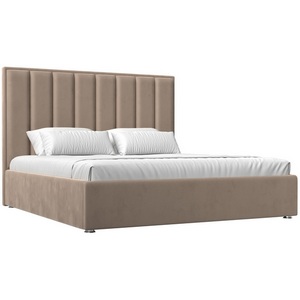 Изображение товара Интерьерная кровать Афродита 160 (велюр бежевый) Лига Диванов 113043