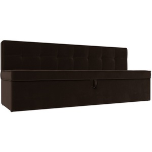 Изображение товара Кухонный диван Техас (микровельвет коричневый) Лига Диванов 113108