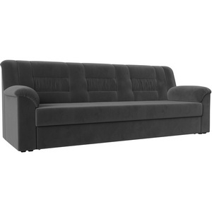 Изображение товара Прямой диван Карелия (велюр серый) Лига Диванов 113319