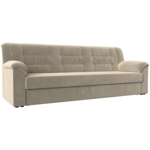 Изображение товара Прямой диван Карелия (микровельвет бежевый) Лига Диванов 113324