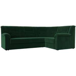 Изображение товара Угловой диван Карелия правый (велюр зеленый) Лига Диванов 113343