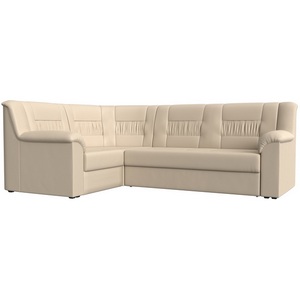 Изображение товара Угловой диван Карелия левый угол (экокожа бежевая) Лига Диванов 113362L