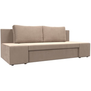 Изображение товара Диван глубиной 90 см прямой Сан Марко (велюр бежевый) Лига Диван глубиной 90 см ов 114008