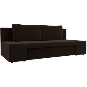Изображение товара Диван глубиной 90 см прямой Сан Марко (вмикровельвет коричневый) Лига Диван глубиной 90 см ов 114020