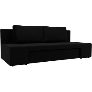 Изображение товара Диван глубиной 90 см прямой Сан Марко (вмикровельвет черный) Лига Диван глубиной 90 см ов 114023