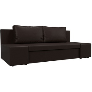 Изображение товара Диван шириной 200 см прямой Сан Марко (экокожа коричневая) Лига Диван шириной 200 см ов 114029