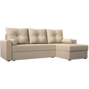 Изображение товара Диван угловой Верона лайт угол правый (экокожа бежевая) Лига Диванов 114076