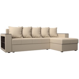 Изображение товара Угловой диван Дубай Лайт правый угол (Экокожа бежевый) Лига Диванов 114198