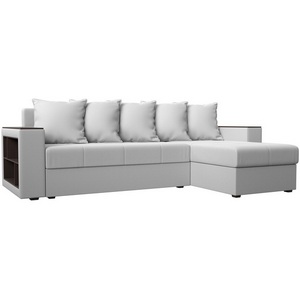 Изображение товара Угловой диван Дубай Лайт правый угол (Экокожа белый) Лига Диванов 114199