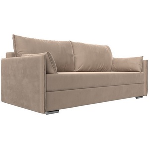 Изображение товара Прямой диван Сайгон (Велюр/Бежевый) Лига Диванов 115100