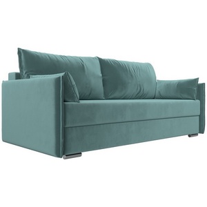 Изображение товара Прямой диван Сайгон (Велюр/Бирюзовый) Лига Диванов 115101