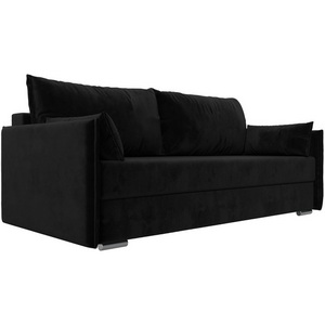 Изображение товара Прямой диван Сайгон (Велюр/Черный) Лига Диванов 115107