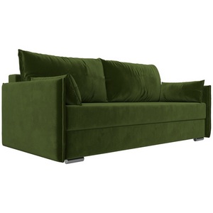 Изображение товара Прямой диван Сайгон (Микровельвет/Зеленый) Лига Диванов 115111